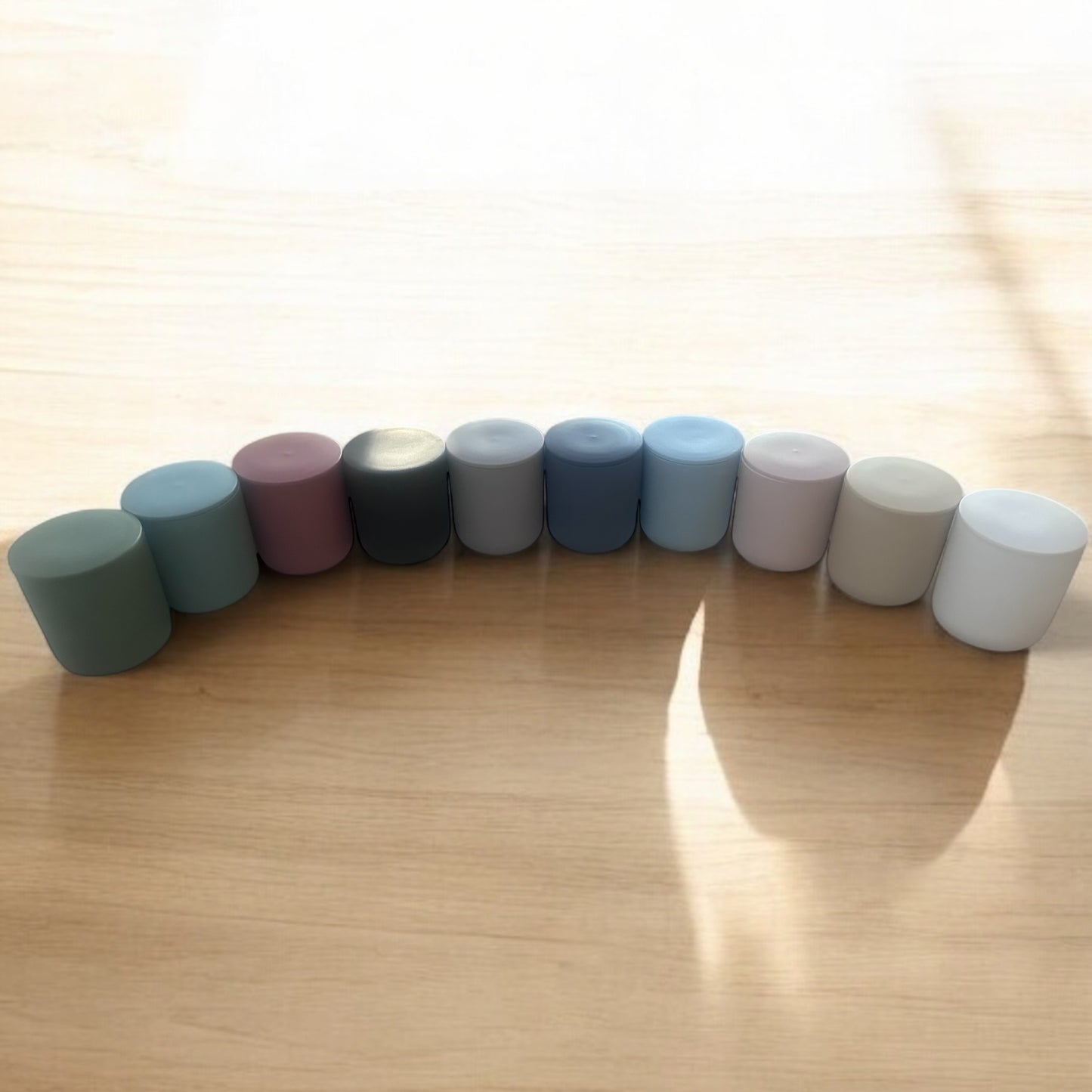 Ceramic candle with matching lid