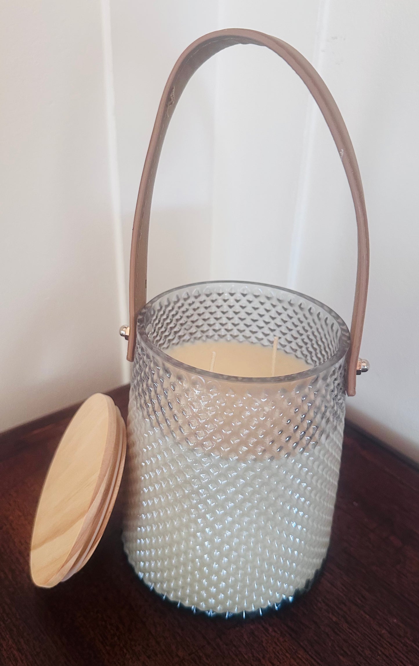 Hanging Lantern Soy Candles 1kg 15cm tall