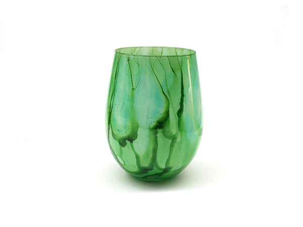 Tie-Dye Candle Glass