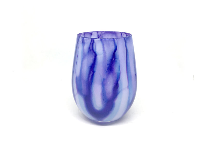 Tie-Dye Candle Glass