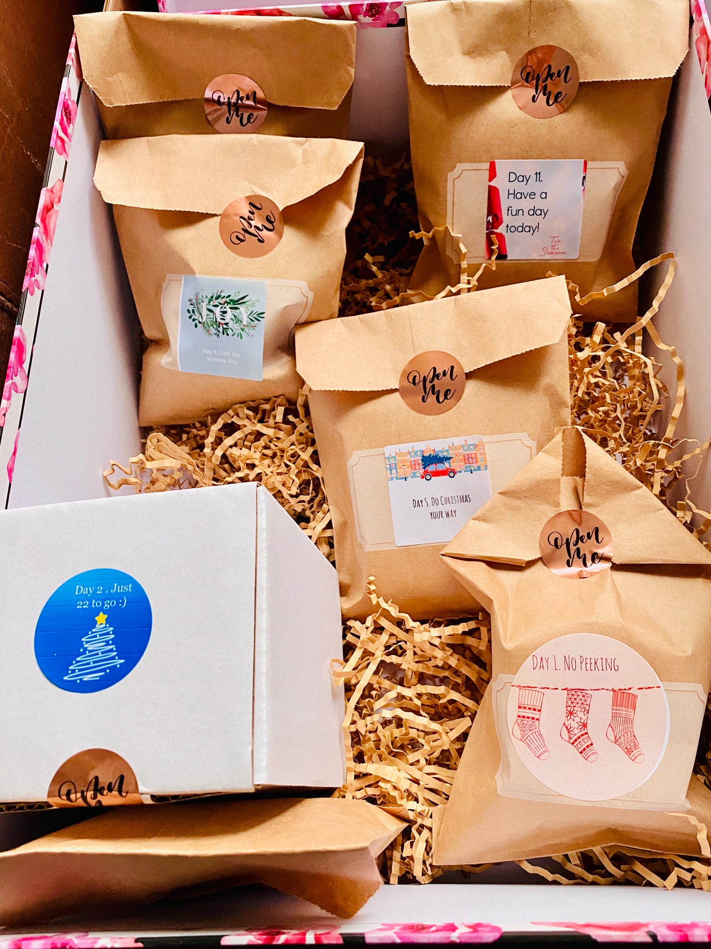 Christmas Advent Calendar Gift Boxes