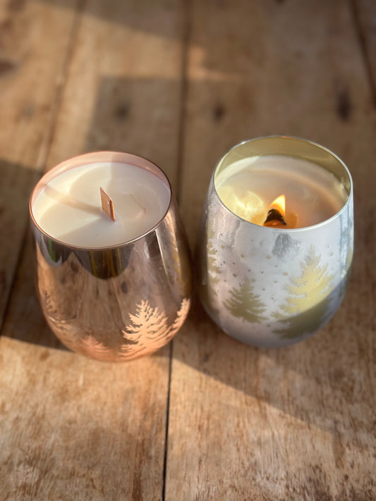 Our Christmas Tree Renee candles are back. this year they are Gold with red Christmas Trees and Green with Gold Christmas Trees