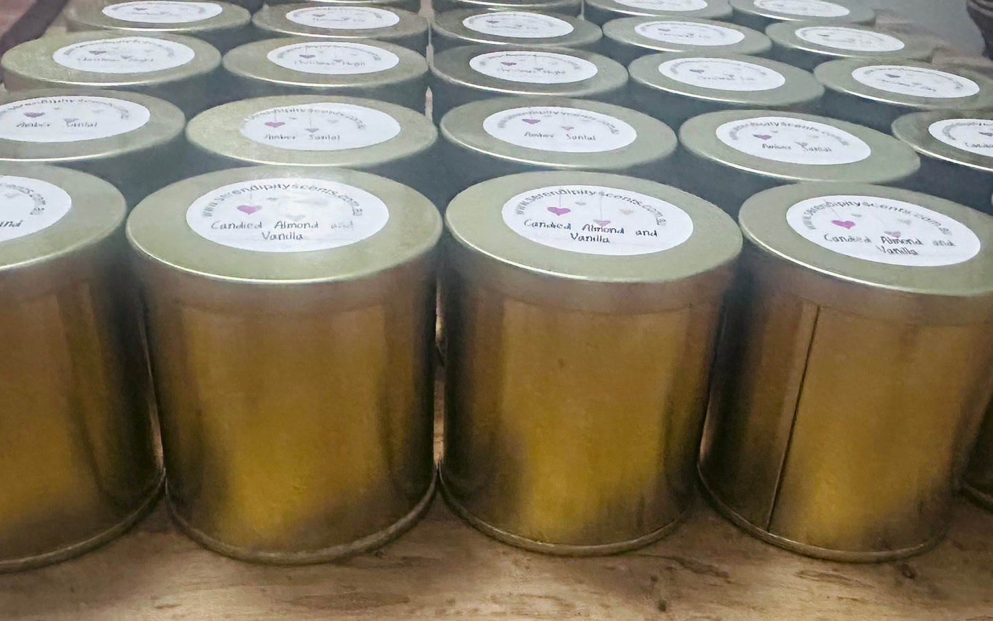 Small gold tin 100g