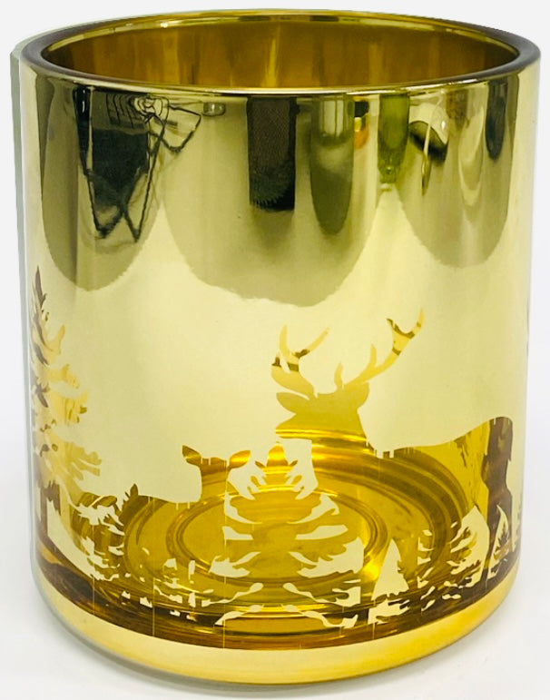 Reindeer in the Forrest Christmas Candle