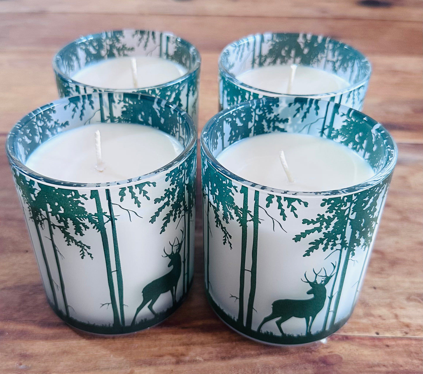 Reindeer in the Forrest Christmas Candle