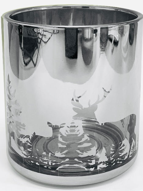 Reindeer in the Forrest Christmas Candle