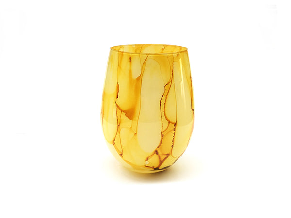 Tie-Dye Candle Glass